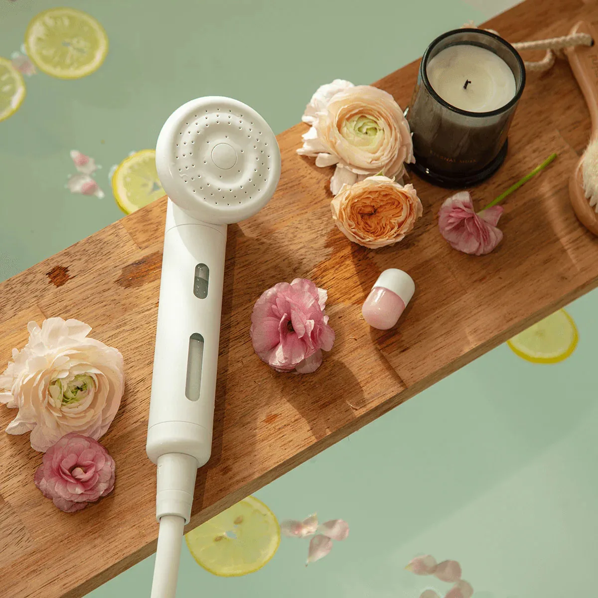 H201 SHIFT Vitamin Capsule Filtered  Handheld High Pressure Adjustable Modern  Kids Shower head Filter Set