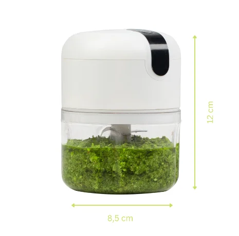 Portable Food Chopper Mini Garlic Chopper Cutting Dicing Mincing Puree Vegetable Basil Nutmeg Cumin Nuts