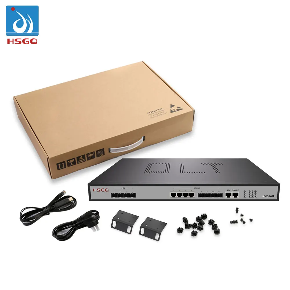  HSGQ-XE04 Epon OLT 1U для FTTH Solution Fiberhome 10G совместимый olt 4 порт epon onu