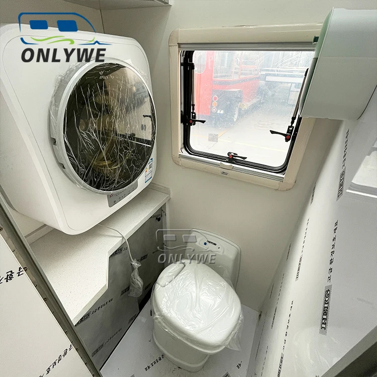 ONLYWE Flatbed Truck Campers Luxury 4x4 Motorhome Expeditions Vehicle Slide In Pick Up Truck Expedition Bed Camper For Sale