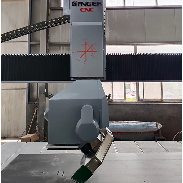 GANGER камень Cnc маршрутизатор мост резки 5 оси