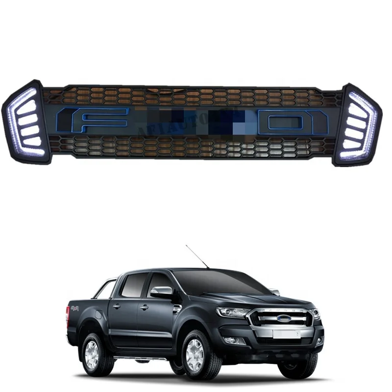 Новый дизайн светодиодная передняя решетка Drl для автомобиля Ranger t7