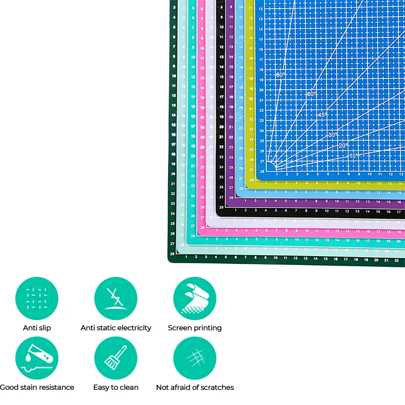 China Supplier Stain resistant cutting mat Self Healing 3layer large cutting mat