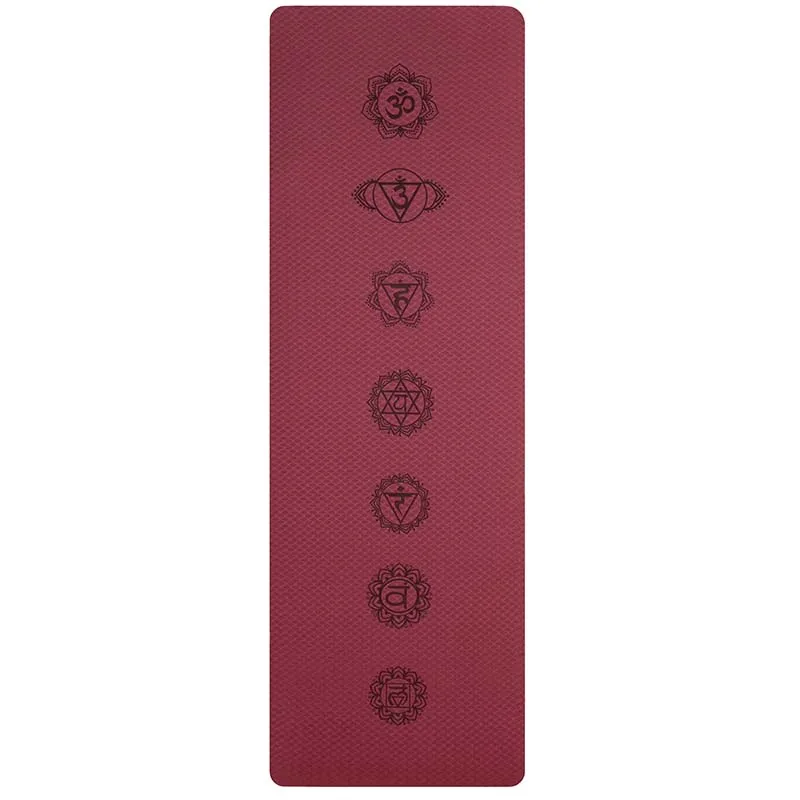 
eco friendly anti slip TPE Yoga Mat With logo Custom print waterproof 