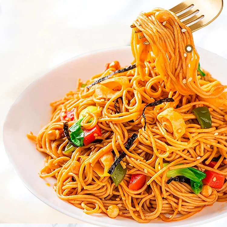 Low Calorie Oat Noodles Halal Shirataki Pasta Oat Fiber Fettuccine