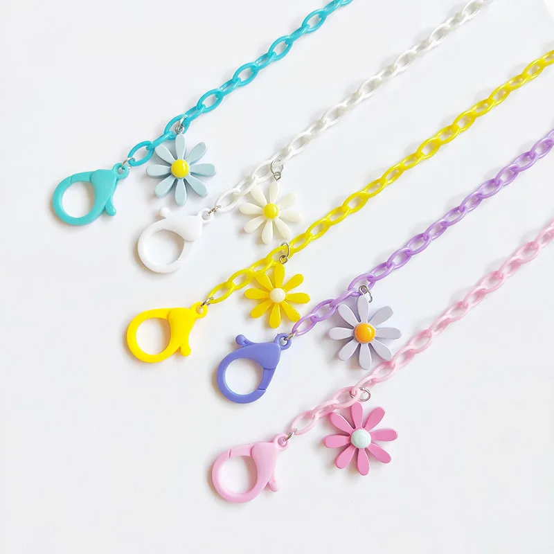New popular Korean Daisy pendant lovely girl accessories multi function mask glasses chain