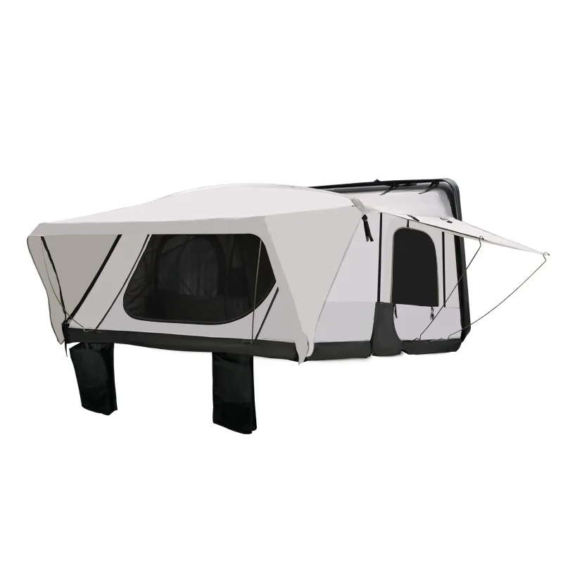 
 Outdoor Camping Tent Self-driving Tour 3-4 People Hard-top Rollover Automatically Opens The Car Tent Roof Tent Car Canopy  