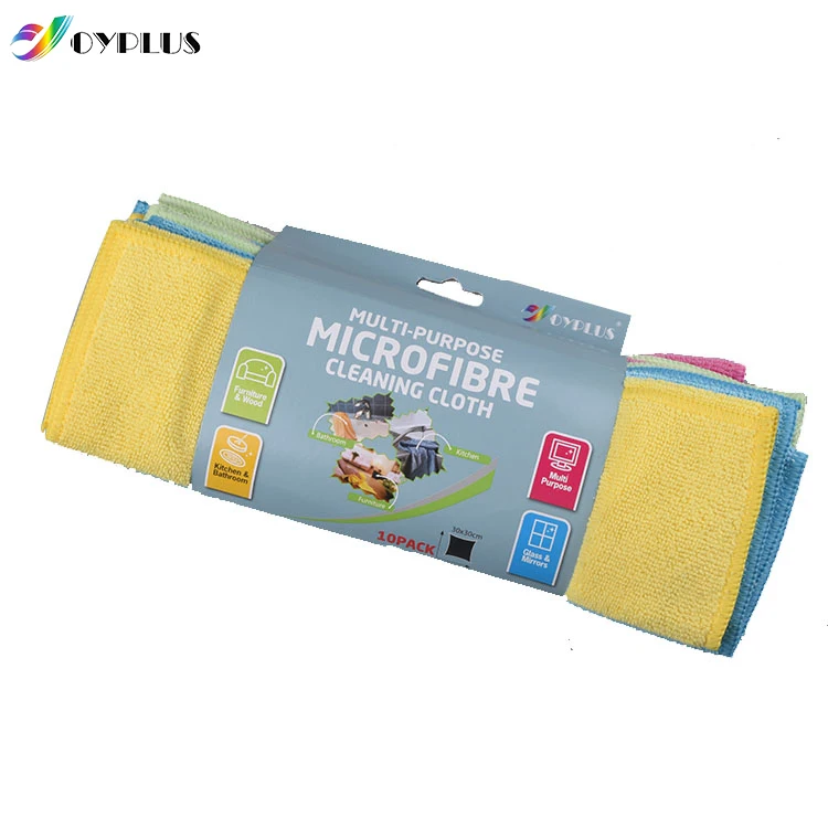 Wholesale Microfiber Wipes Car Floor Windows Household Kitchen Towel Cleaning Cloths Microfiber Towel