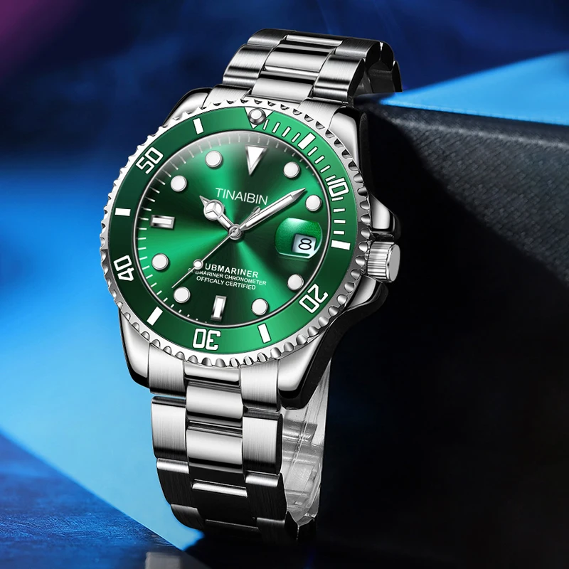 Automatic Movement Full Stainless Steel Band Dial Luxury Wrist Mechanical Watch for men 8865