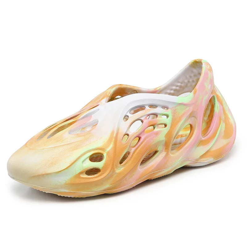 Мужские летние тапочки с дырками, обувь с дырками, новинка 2020