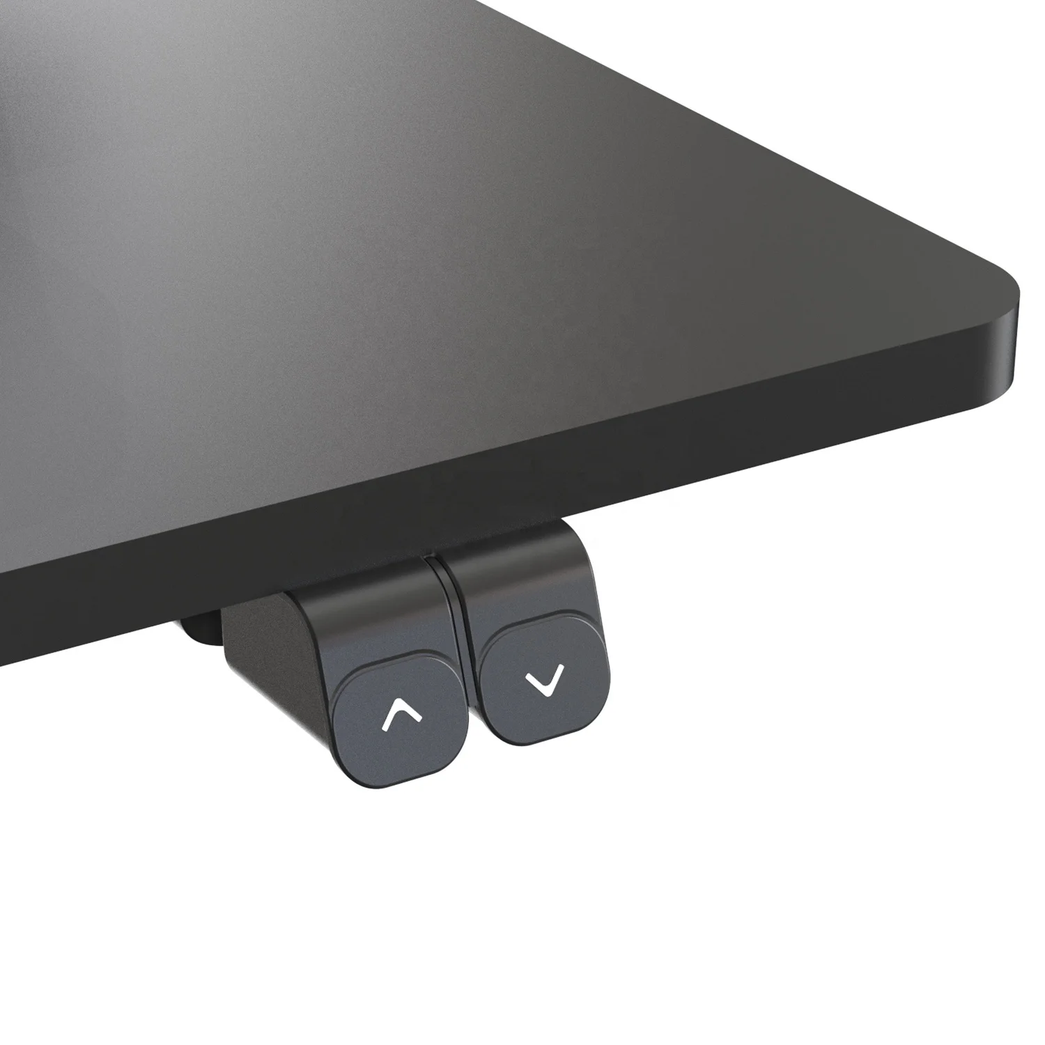 V-mounts adjustable wooden desk for commercial use with Desktop double drawers and threading hole VM-JSD5-01-2P-S