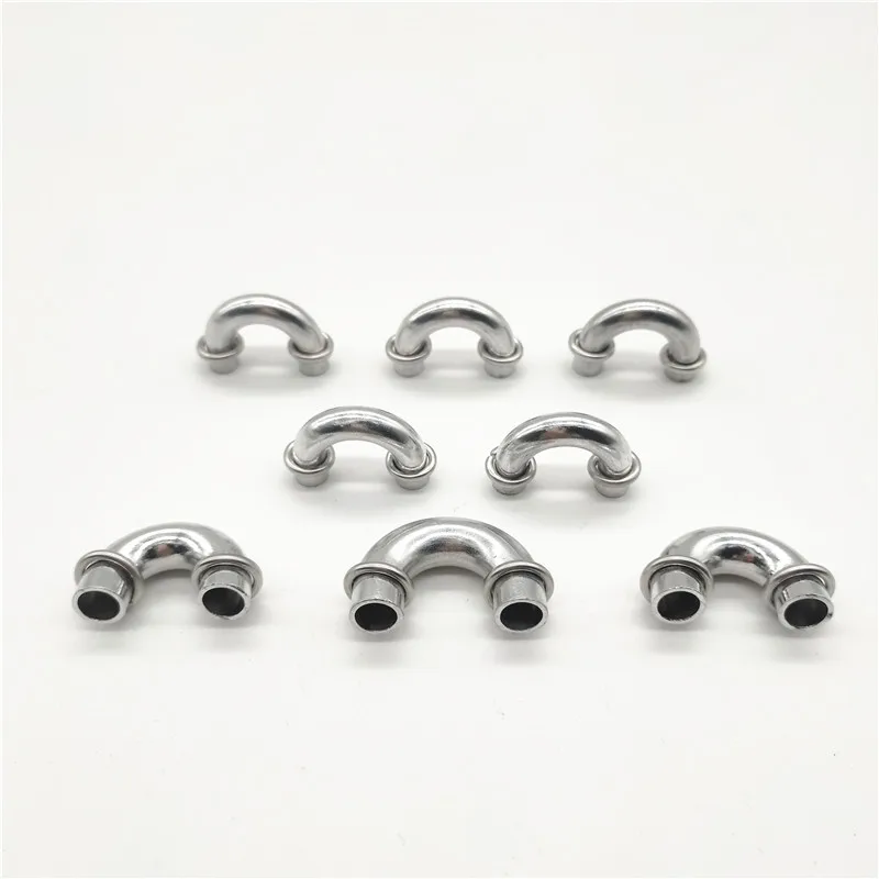 Professional production of stainless steel aluminum alloy bent U-shaped pipes punching bending sealing tapping and welding