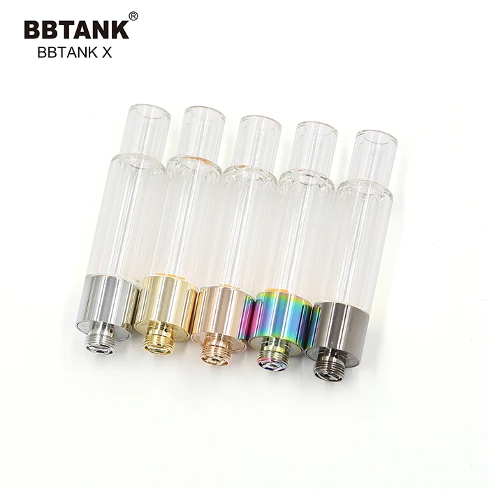  2021 новые стеклянные картриджи cbd bbtank x 1 мл 0 5 толстый масляный керамический картридж для вейпа аккумулятора с резьбой