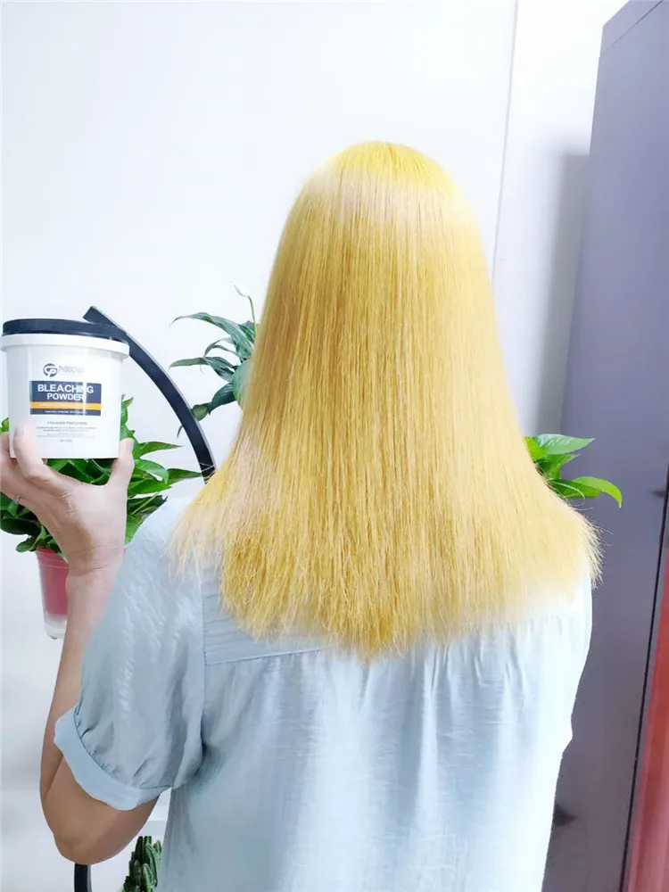 Wholesale factory directly Bleach hair plastic container packing   hair bleaching powder hair treatment