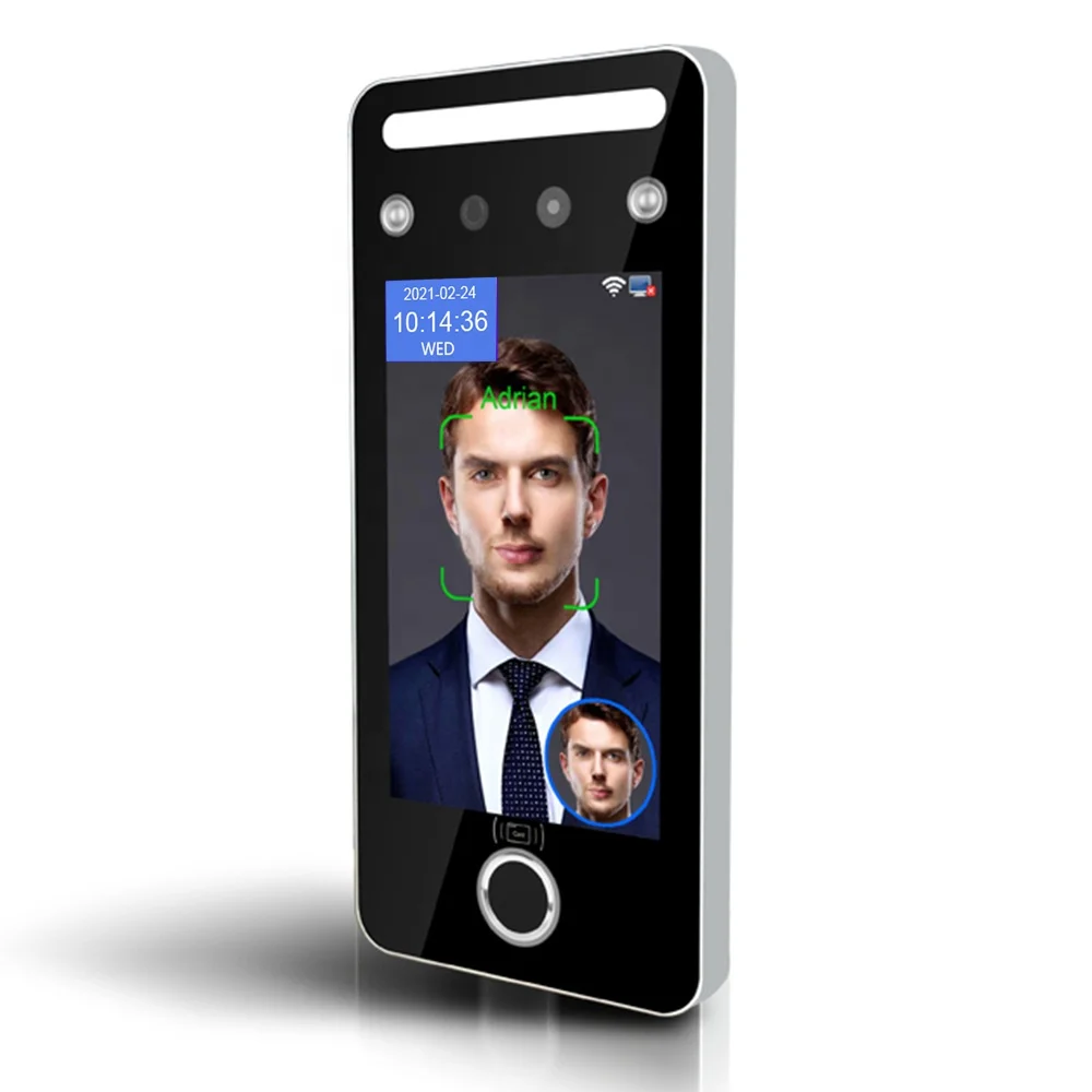 RFID Facial Recognition Time Attendance Device With Fingerprint Function