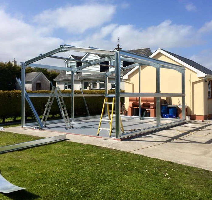 Hot sale heat insulation car ports and shelters car garage sheds garages parking structure garage