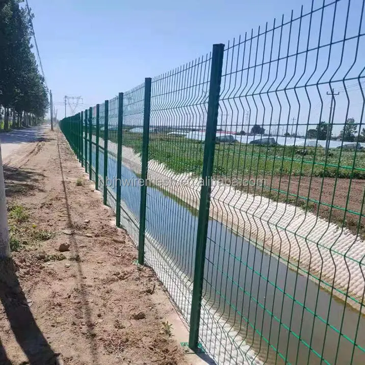 6x6 Concrete Reinforcing Welded Wire Mesh 3d Fence or 3d Welded Curved Panel Fence