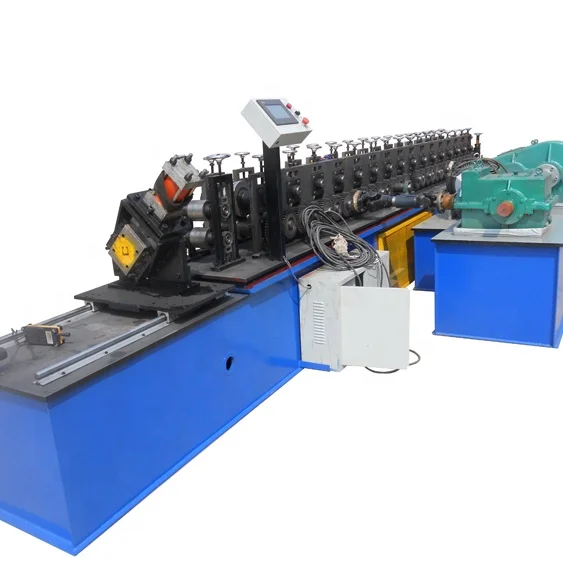 Roller bending of gypsum board profile sheets, Switching track profile cold roll forming machine