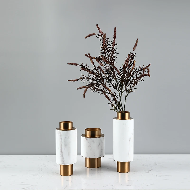 
Northern Europe Marble Vase Storage Jar Home Vase Vase Modern 