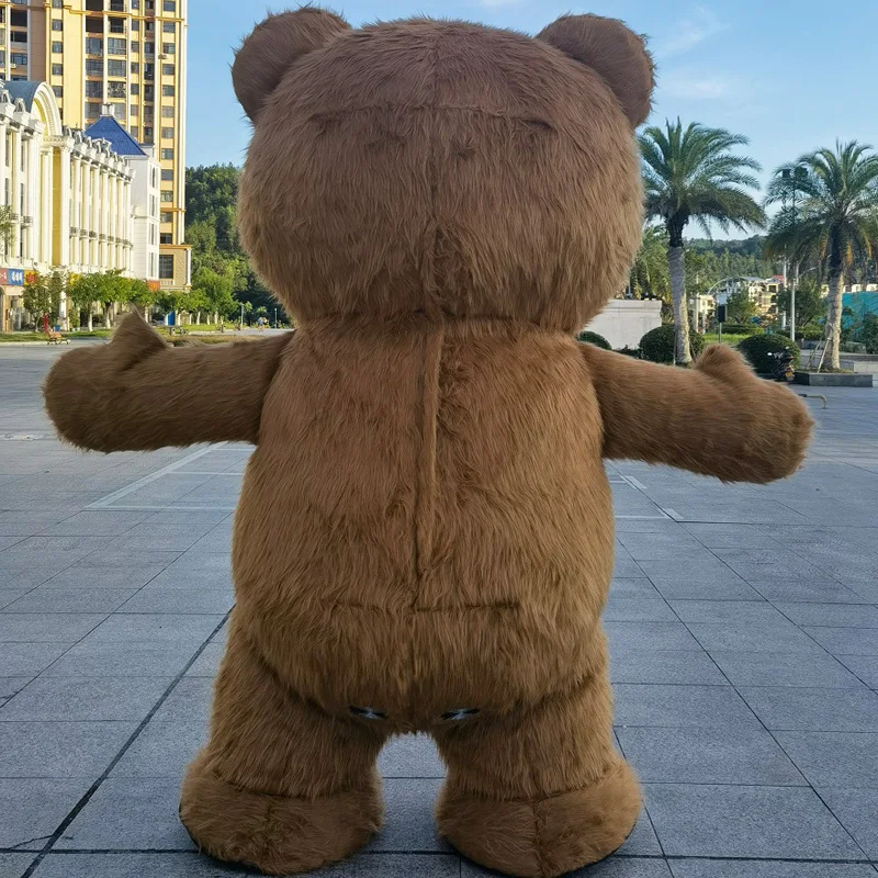 2m/2.6m/3m Giant inflatable teddy bear mascot costume for adult to wear for advertising party