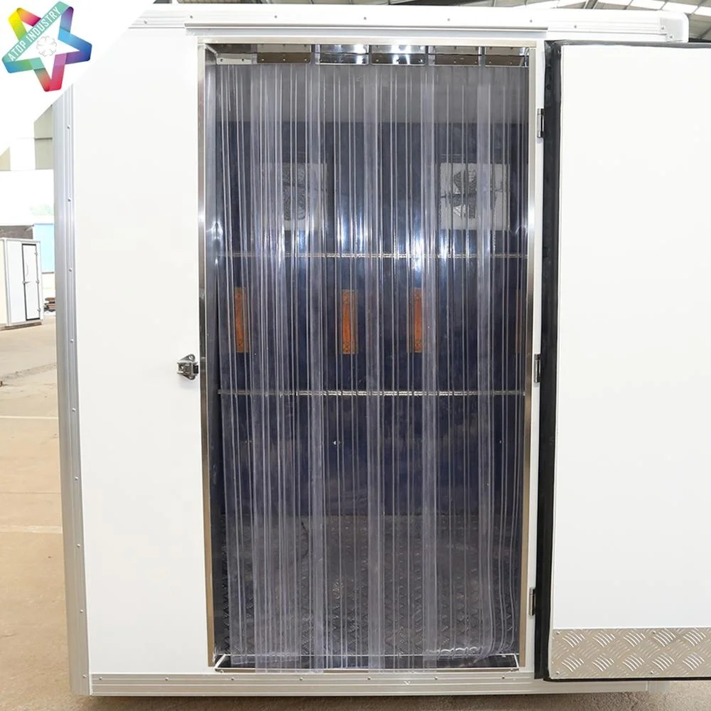  Полоса для мороженого ColdKing -40C толщина 200 мм x 2 ребристая прозрачная полоса из ПВХ