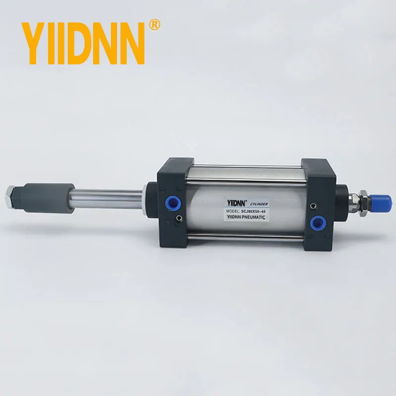 Scj Airtac Мини пневматический цилиндр квадратного типа Регулируемый SCJ80 * 50-40