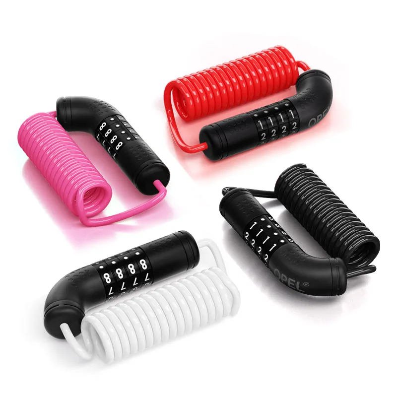 Opel Outdoor Mountain Bike Lock Waterproof Dustproof bicycle Cable Key Lock High Security Safe bicycle Chain Lock