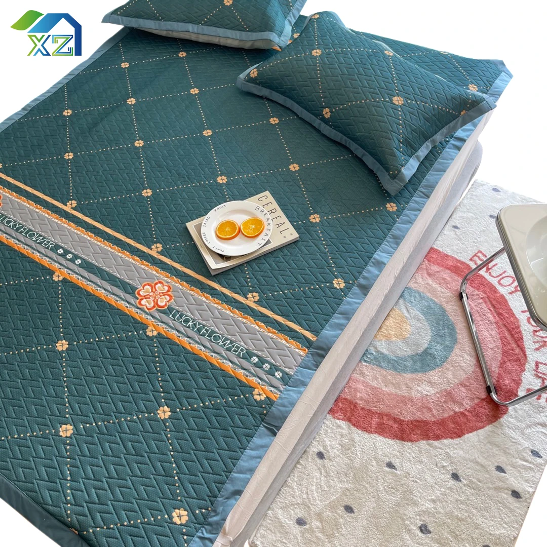 Стеганое покрывало для кровати 3 шт. полиэтиленовый матрас дома