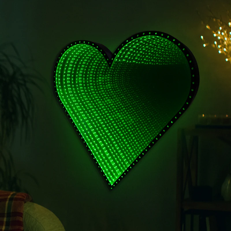Direct Sold By Factory With One Stop Service Infinity Mirror Led Light Decoration Neon Mirror