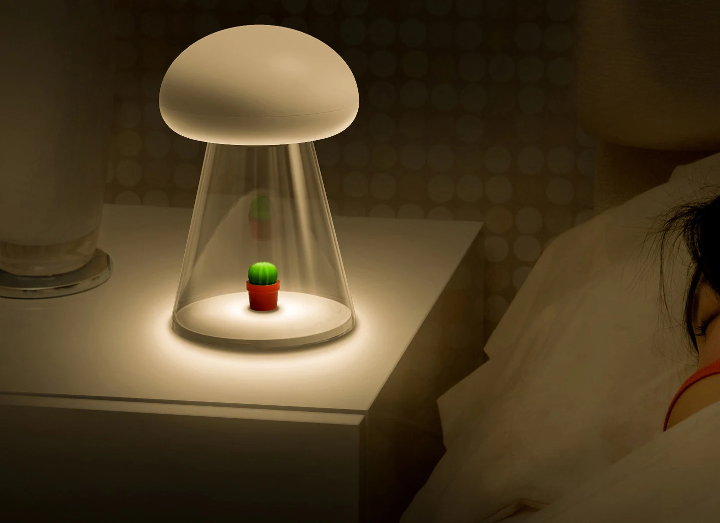 Dimming Bedroom Bedside Rechargeable Baby Sleep Night Light Luci Notturne Per Bambini Ricaricabile