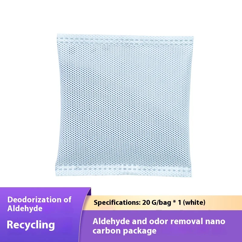 Personalized Bamboo Charcoal Bag for New House Decoration Nano Mineral Crystal Activated Carbon Odor Removal Dehumidification