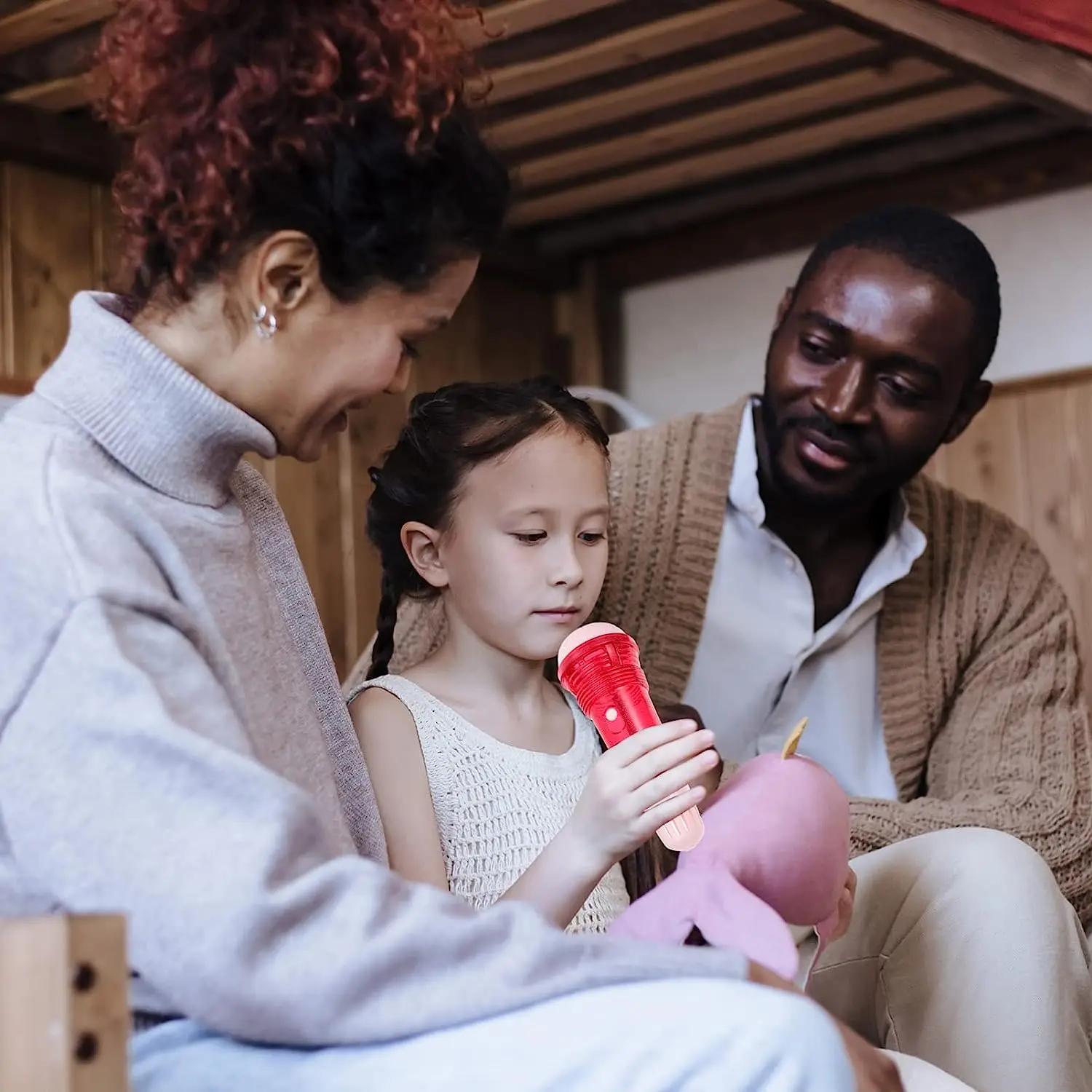 Kids Microphone, Echo Microphone Toy Plastic Play Karaoke Singing and Performance Training Supplies Early Educational Toy