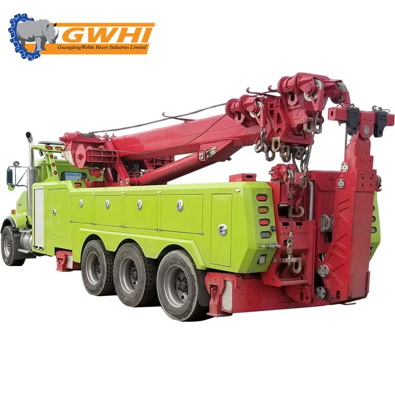 metro tow trucks webhe heavy duty 4 winchs 50 ton rotator boom tow truck for sale