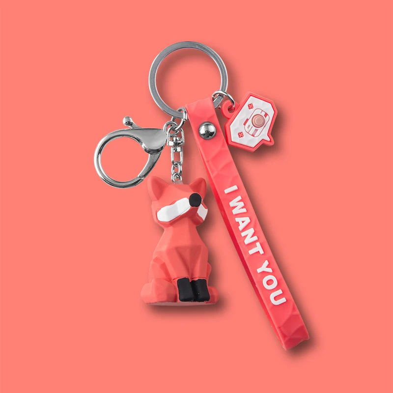 Wholesale anime cartoon rubber keychain character 3d keychain key chain keyring maker