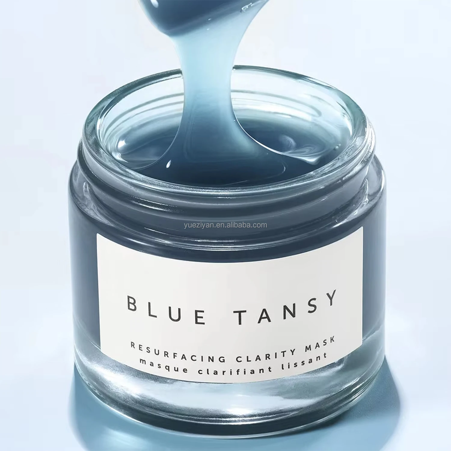 Private Label Natural Clarifying and Cooling Gel Blue Tansy Face Soothing Brightening Cream Sleeping Mask