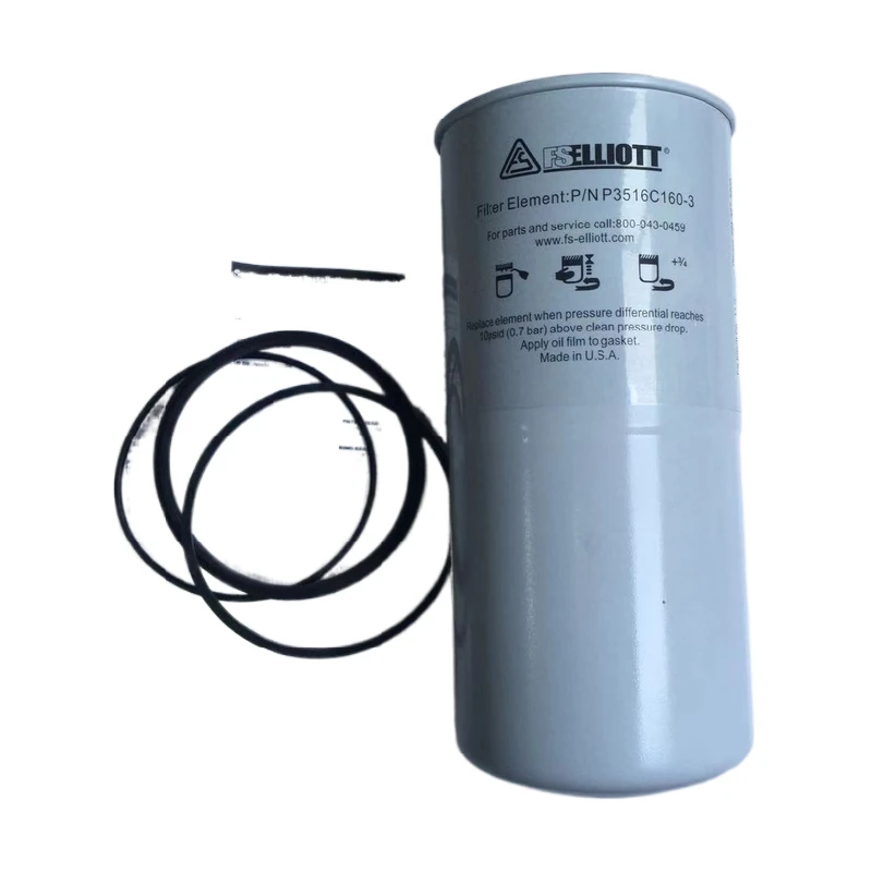 Fusheng air compressor accessories P3516C160-3 Fusheng centrifugal air compressor accessories oil filter