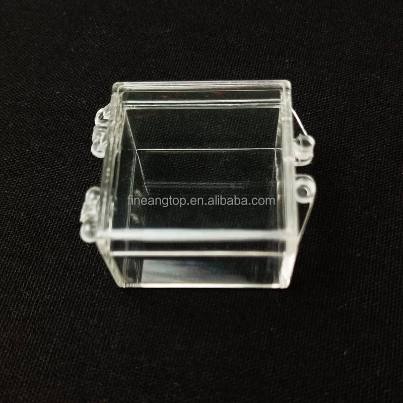 Transparent Plastic Mini Box Square Collection Display Small Beads Crafts Rings Earrings Storage Box Case For Packing
