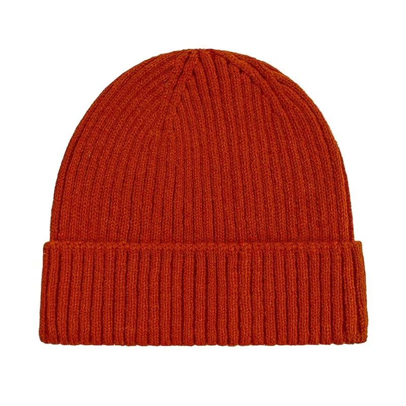Sewingman 23SM9041 Classic Winter Personalizado Gorro Blank Solid Rib Knit Beanie Stocking Cap