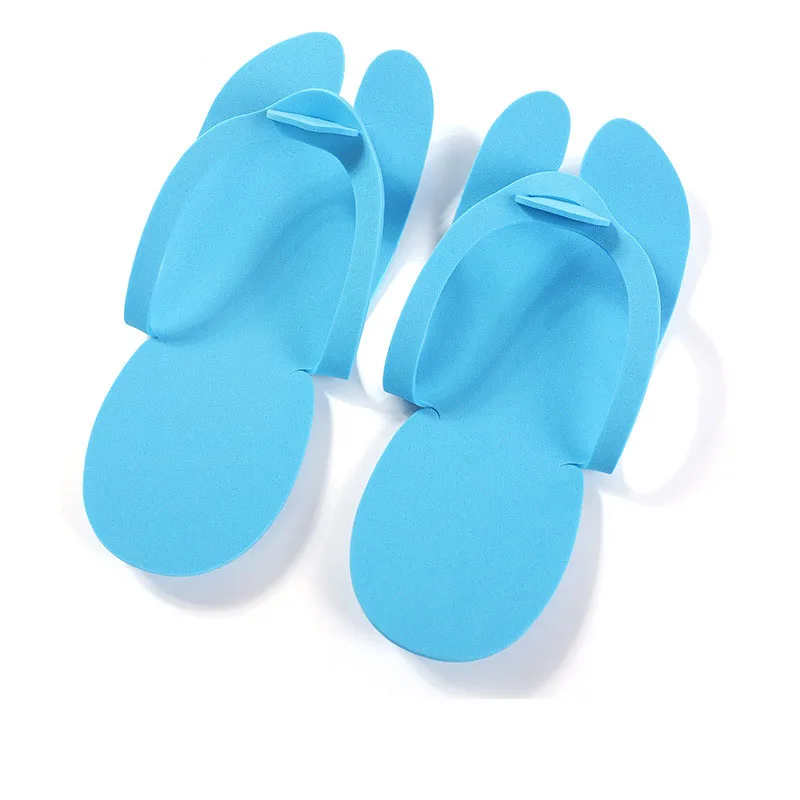 Wholesale EVA outsole material disposable slippers manicure slippers EVA hotel slippers indoor use flip flops