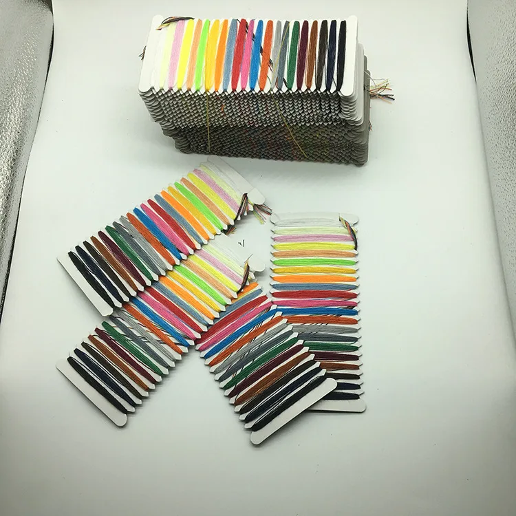 Factory Supply 21 Colors Handmade sewing kit mixed color cross stitch board 100% Polyester Thread For Sewing