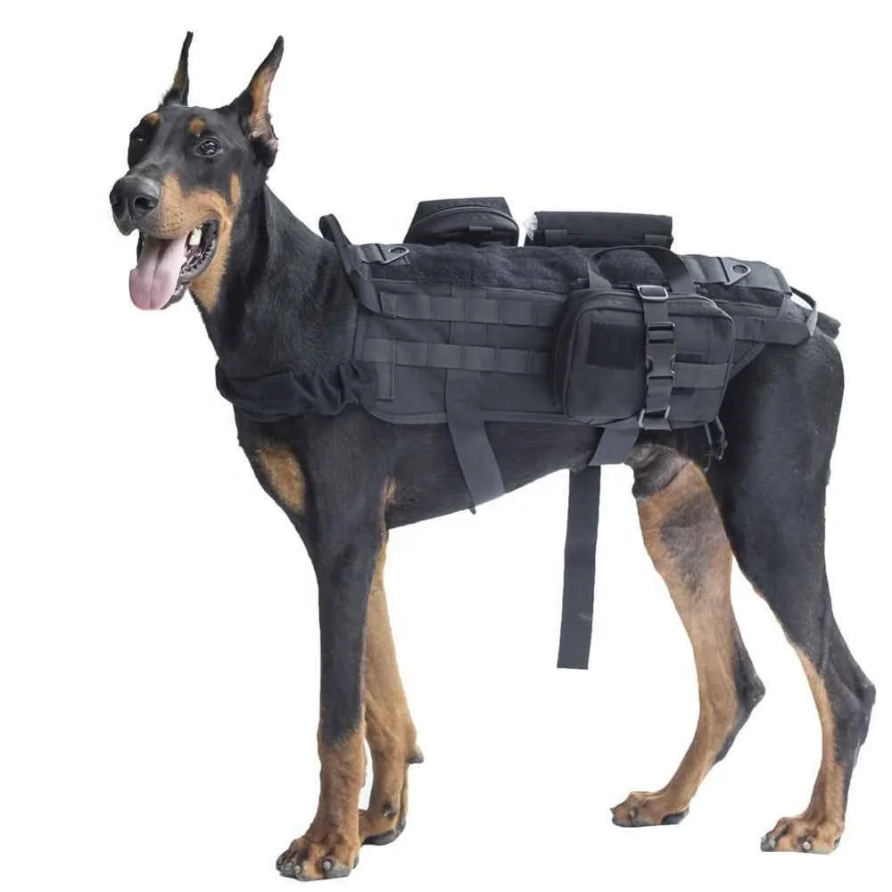 Customized Army Dog Products Police Service Dog Training Vest K9 Military Tactical Dog Harness
