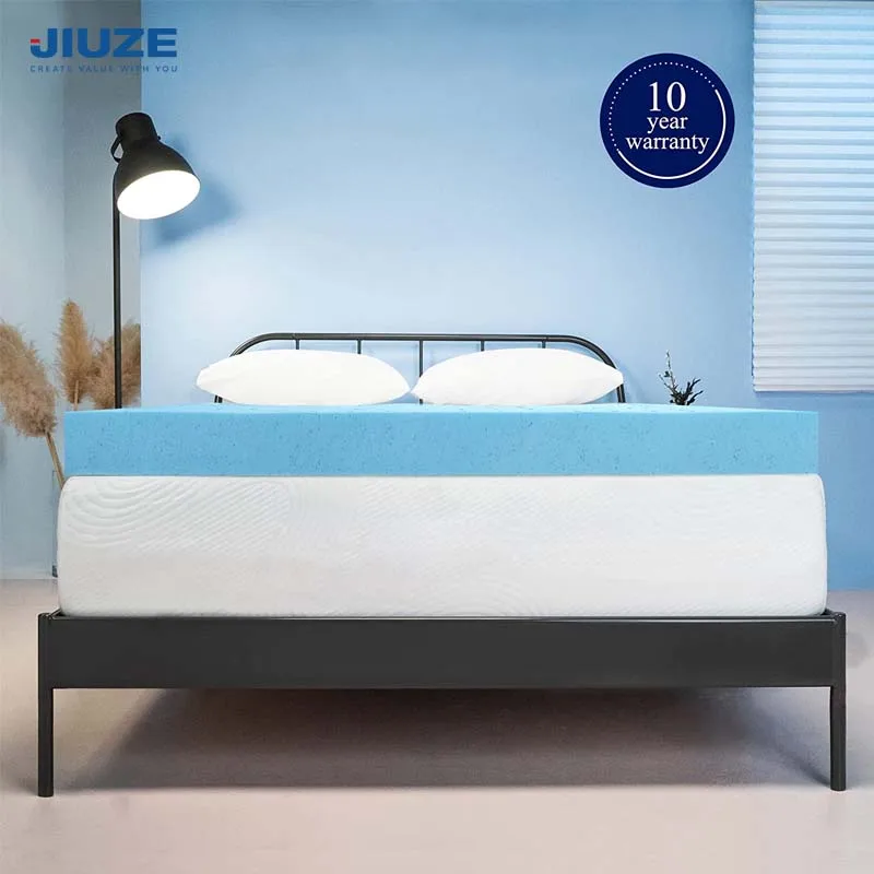4 Inch Memory Foam Mattress Topper Ventilated Gel Infused Bed Foam Topper