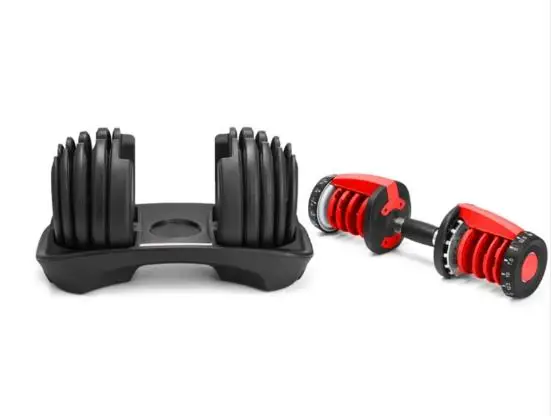  Оптовая продажа конкурентоспособная цена регулируемый набор гантелей для бодибилдинга спортивное оборудование