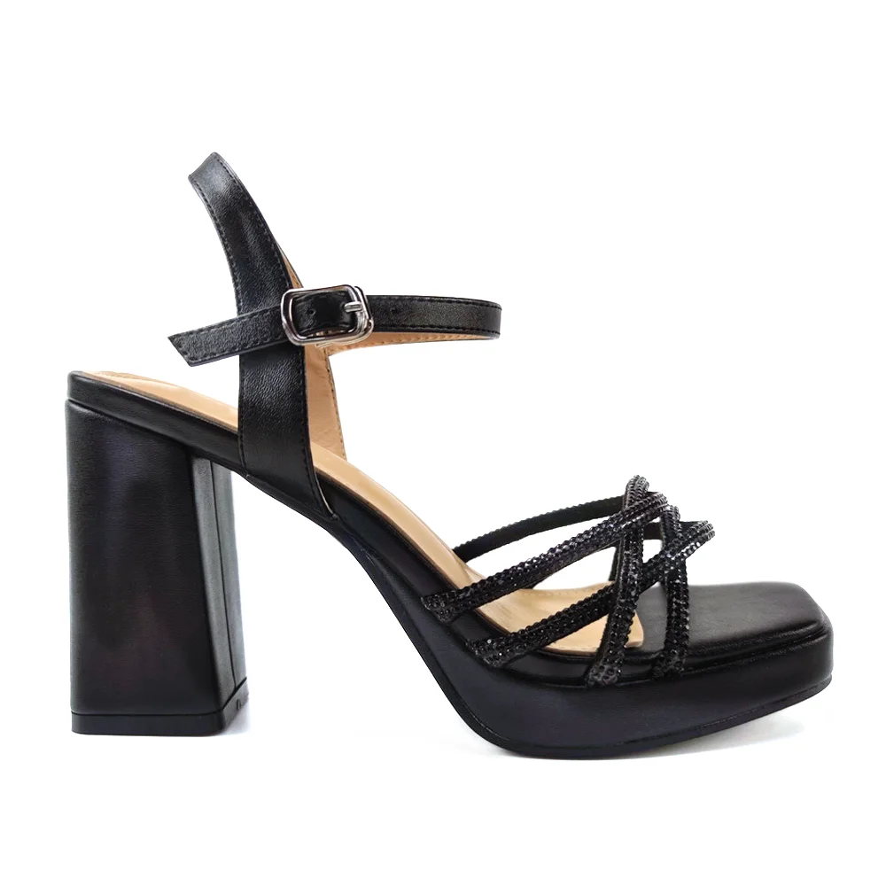 Women new design diamond fashion ladies pantshoes Summer Sexy party dress shoes high heel  platform sandals