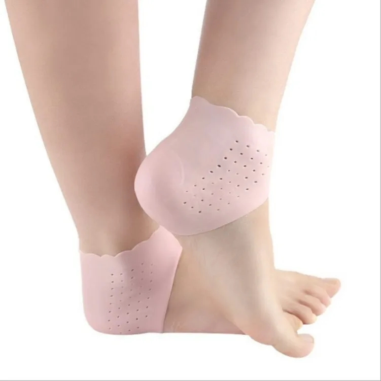 Silicone Invisible Heel Protector Sleeve Heel Spur Pads For Relief Plantar Fasciitis Heel Pain Reduce Pressure