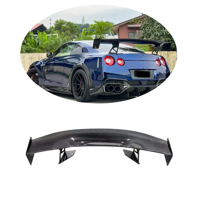 Оптовая Продажа с завода, высококачественный УГЛЕРОДНЫЙ спойлер для NISSAN R35 GTR 08-21