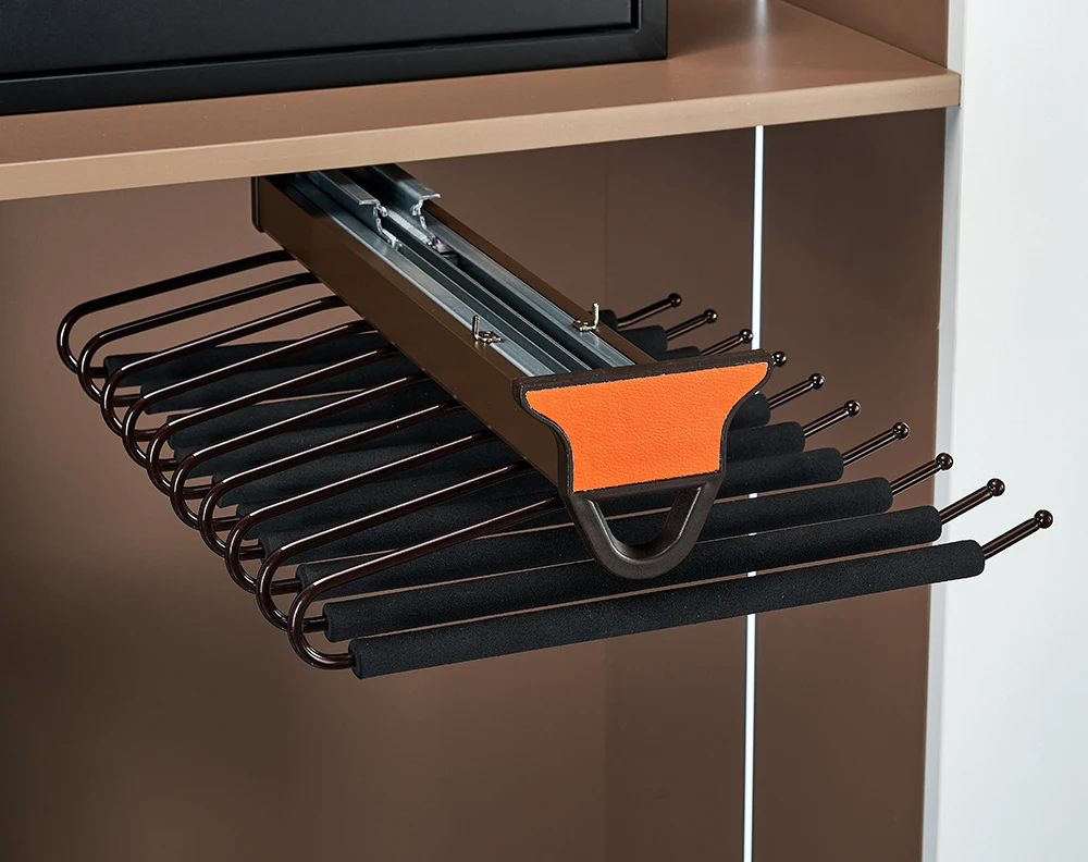 Popular Top Mounted Pants Rack Trousers Hanger for wardrobe storage