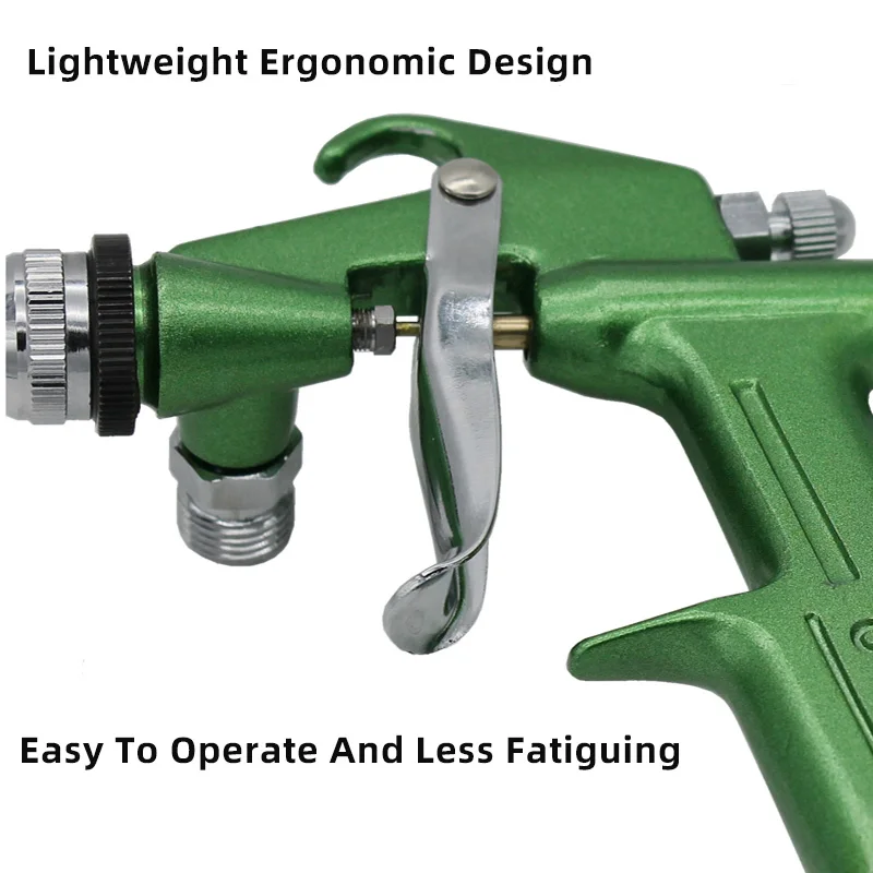 Air spray gun 0.3mm round spray pneumatic spray gun wood coloring fine arts and crafts painting high atomization save paint