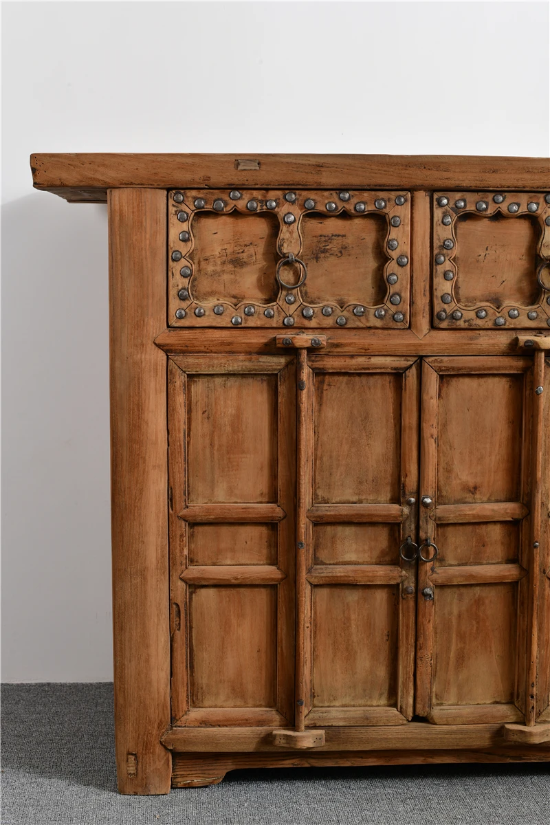 New Design Antique china wholesale furniture rustic Antique wooden natural cabinet
