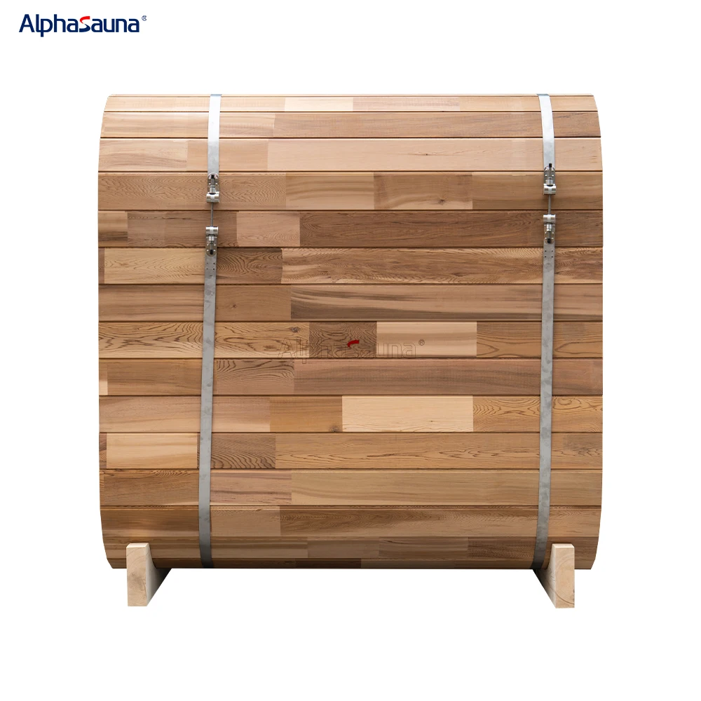 New Red Ceder 4 Person Outdoor Infrared Sauna Room For Sale